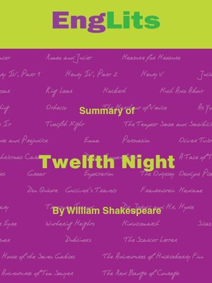 cover image of EngLits: Twelfth Night